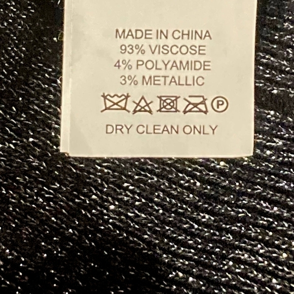 Kate Spade New York Faux Wrap Dress Grey Metallic Silver Knit Pleated V Neck XS - Picture 13 of 14